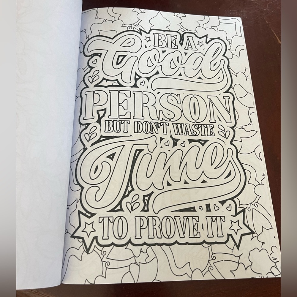 NWT Funny Coffee & Inappropriate Thoughts Adult Coloring Book. - Picture 5 of 10